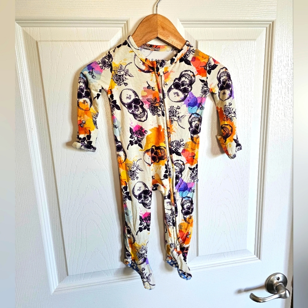 Flower/Skull Halloween Bamboo